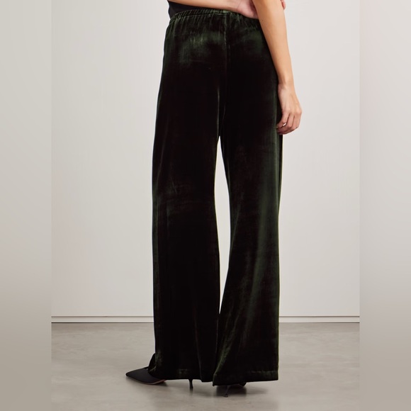La Ligne Sabine Velvet Wide-Leg Pants - Picture 3 of 9